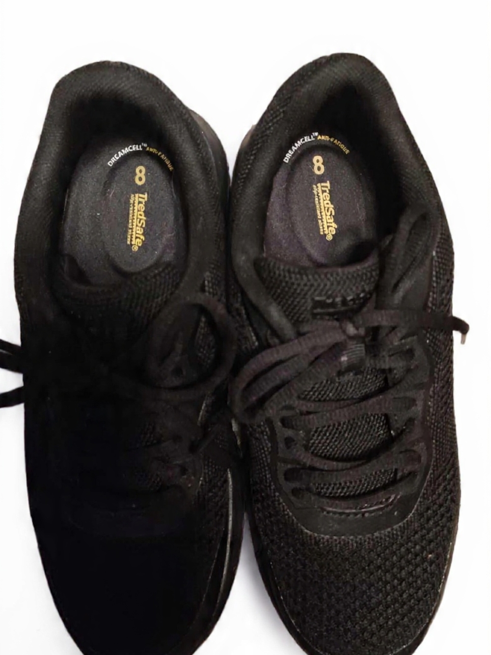 Tredsafe Women's 8 Black Athletic Sneakers - Lightweight Comfort! - Picture 6 of 13